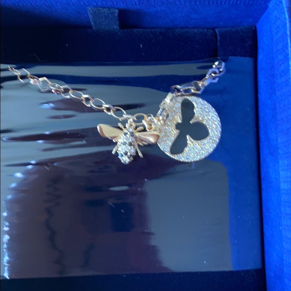 Swarovski bee necklace